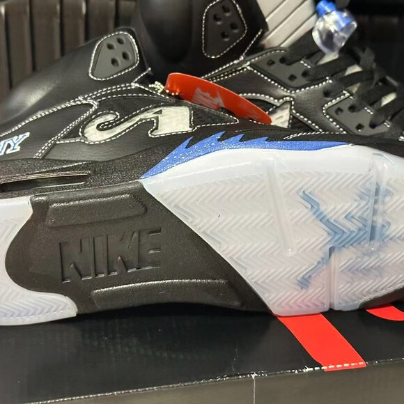 Nike Air Jordan 5 Retro Black White Blue Men Shoes Awake NYC main image 10
